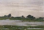 William Stott of Oldham, River in Flood